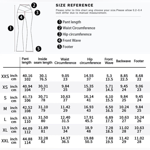 TOPYOGAS Women's Casual Bootleg Yoga Pants V Crossover High Waisted Flare MED - Picture 3 of 4